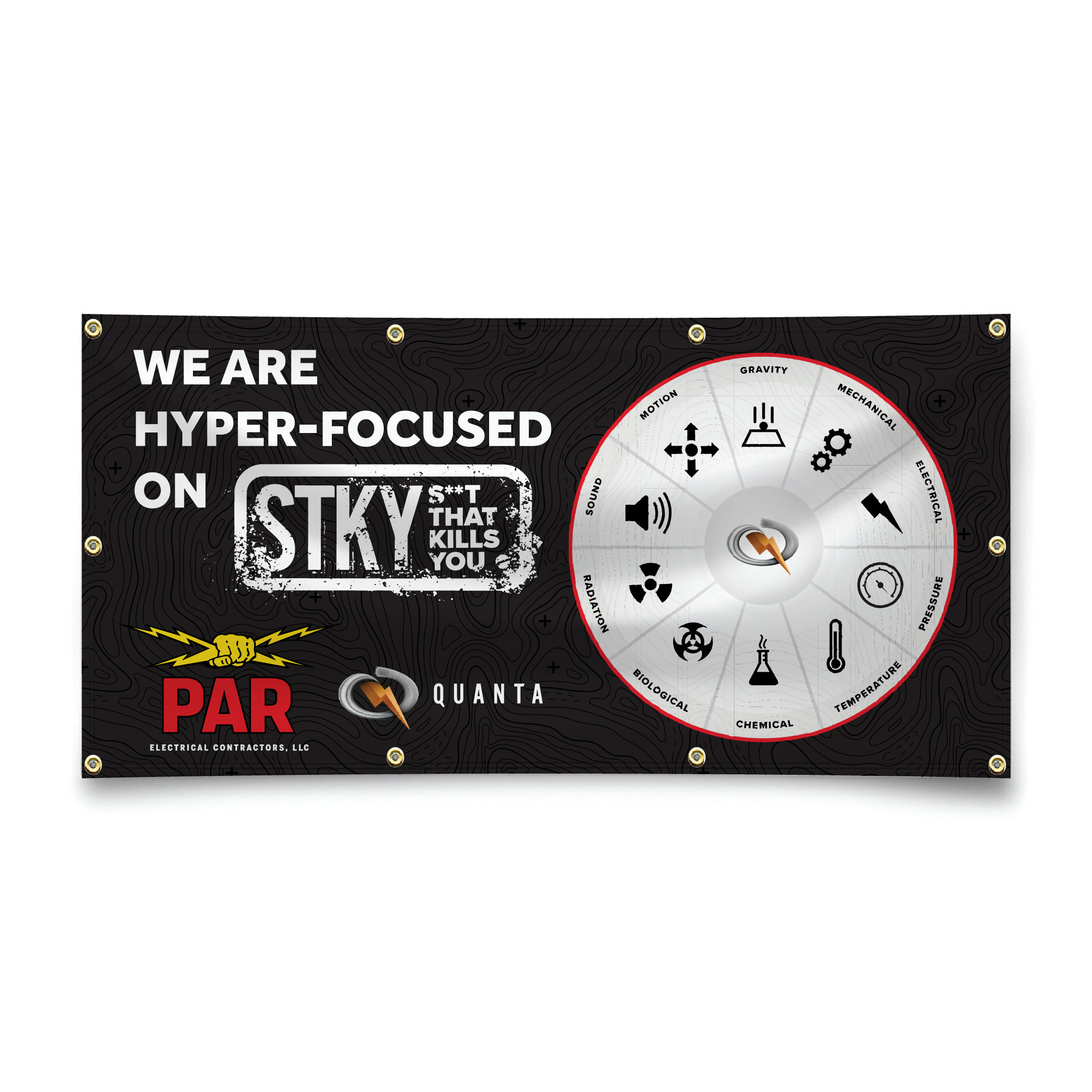 PAR STKY Banner - Black